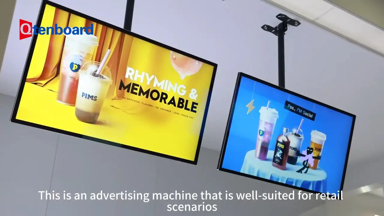 Wall Mounted Digital Signage & Menu Boards | Qtenboard