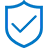 Shield check mark icon