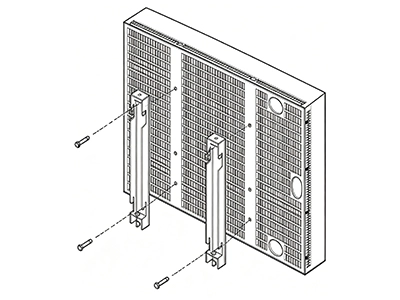 Step 2 rear mounting rails assembly drawing