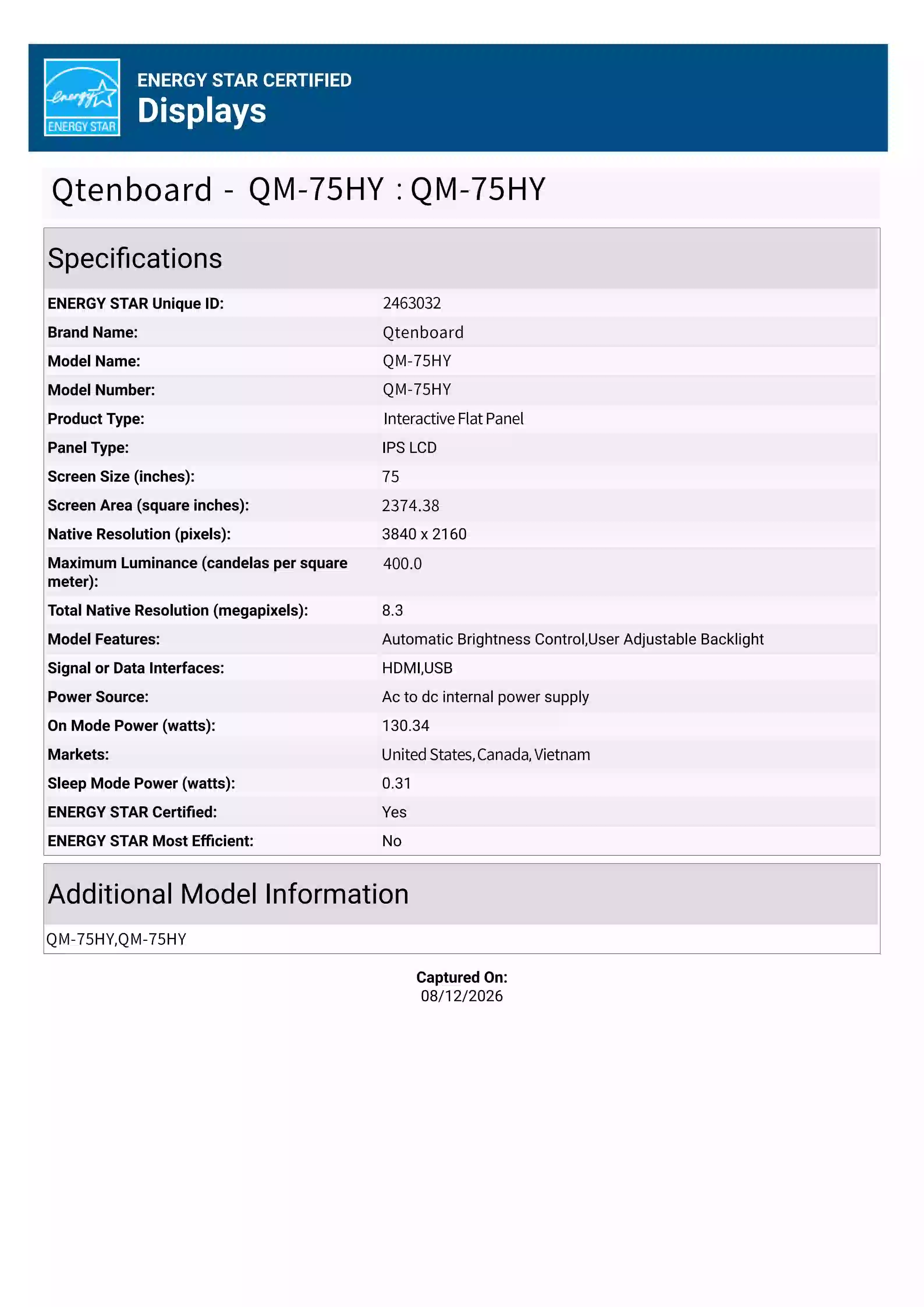 Qtenboard 45001 Certificate