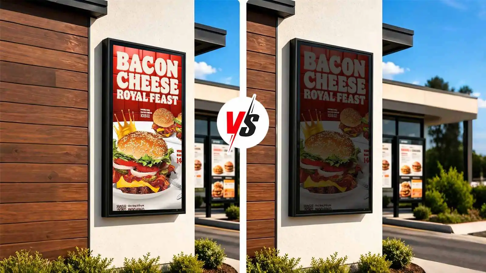 Qtenboard clear burger menu screen under sun