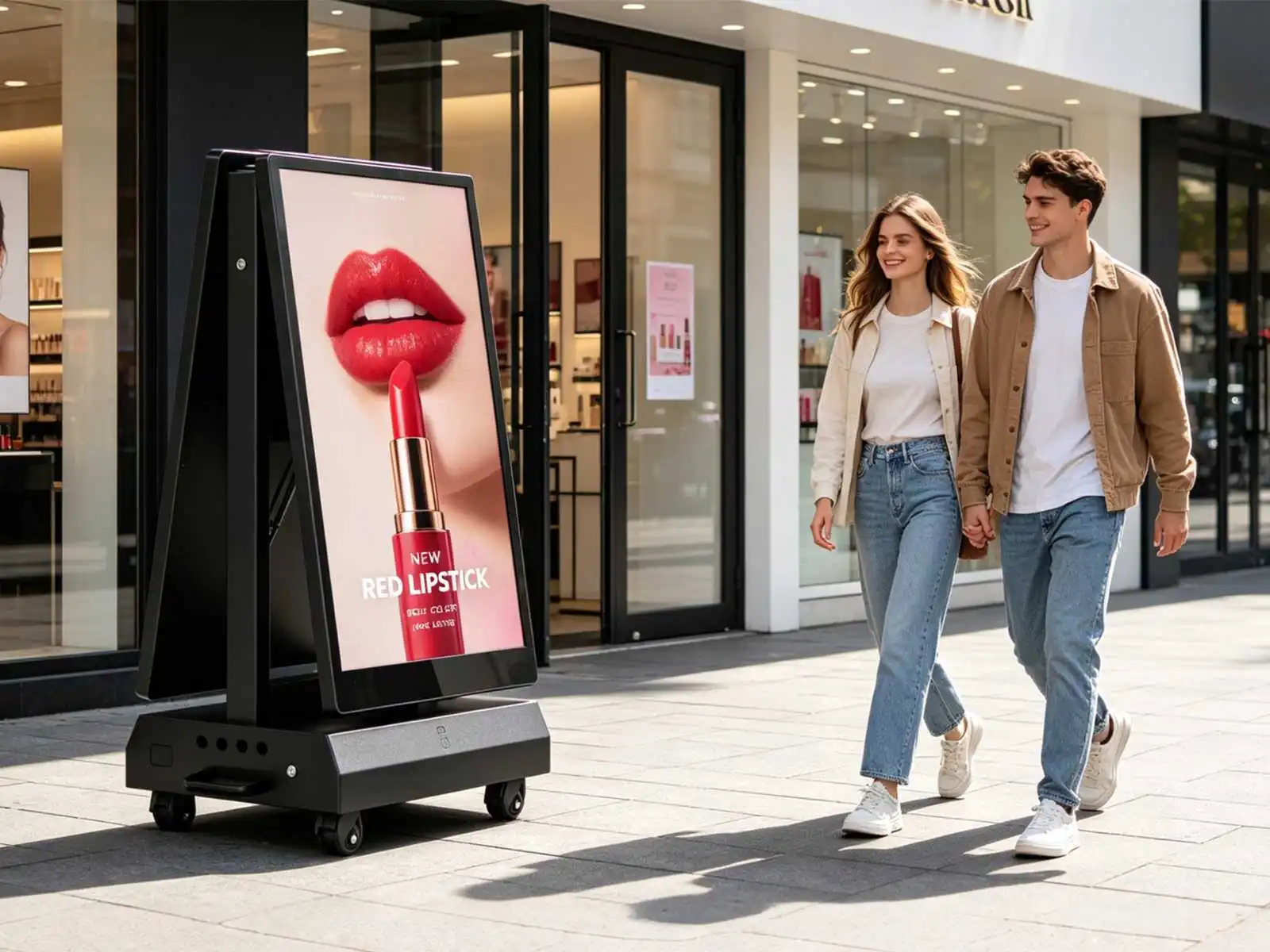 Qtenboard 2000 nits high brightness H‑TNI industrial LCD panel outdoor sunlight readable screen