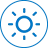 Sun brightness icon