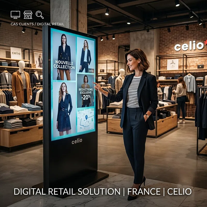 Retail Digital Signage Solution Case Study: Transforming Customer Experience for a French Fashion Brand