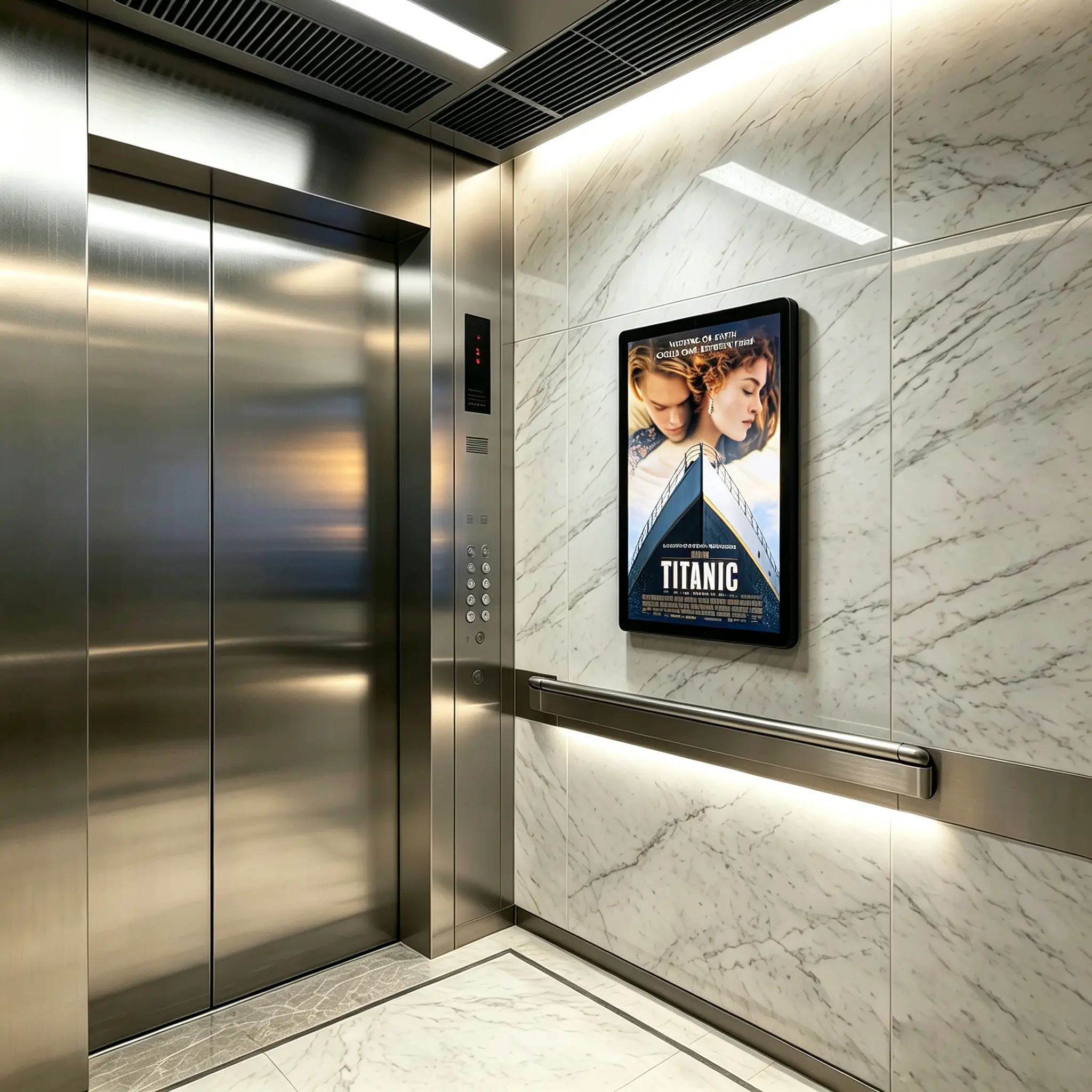 LCD Elevator Digital Signage Screen Display China Manufacturer