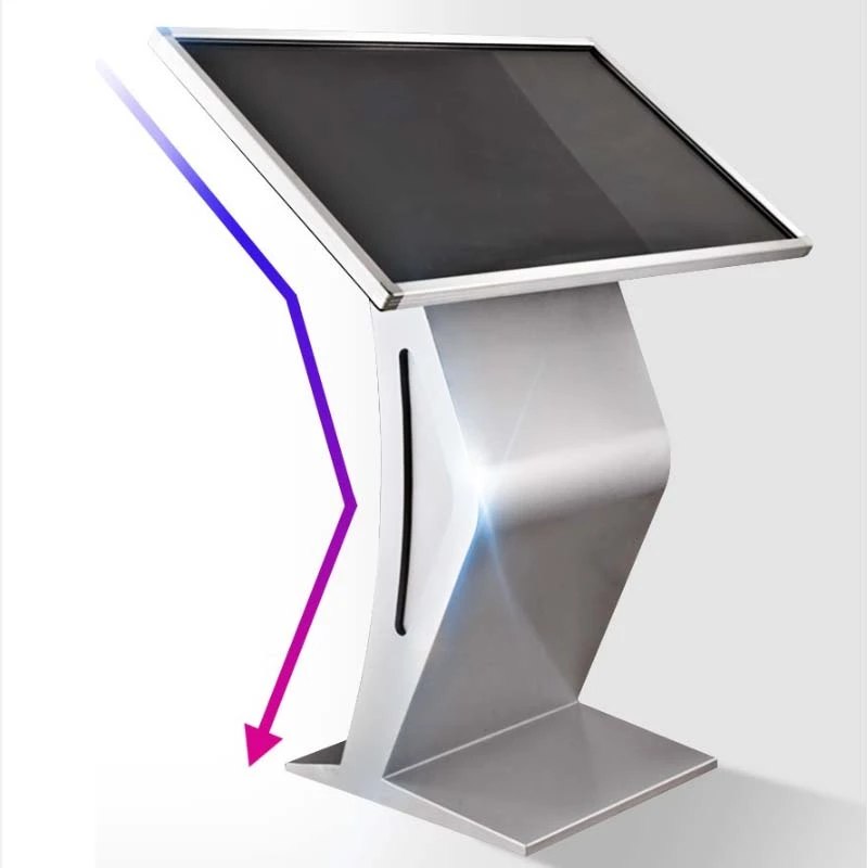 Qtenboard Floor-standing information wayfinding kiosk Complies with the human body's reading and writing posture