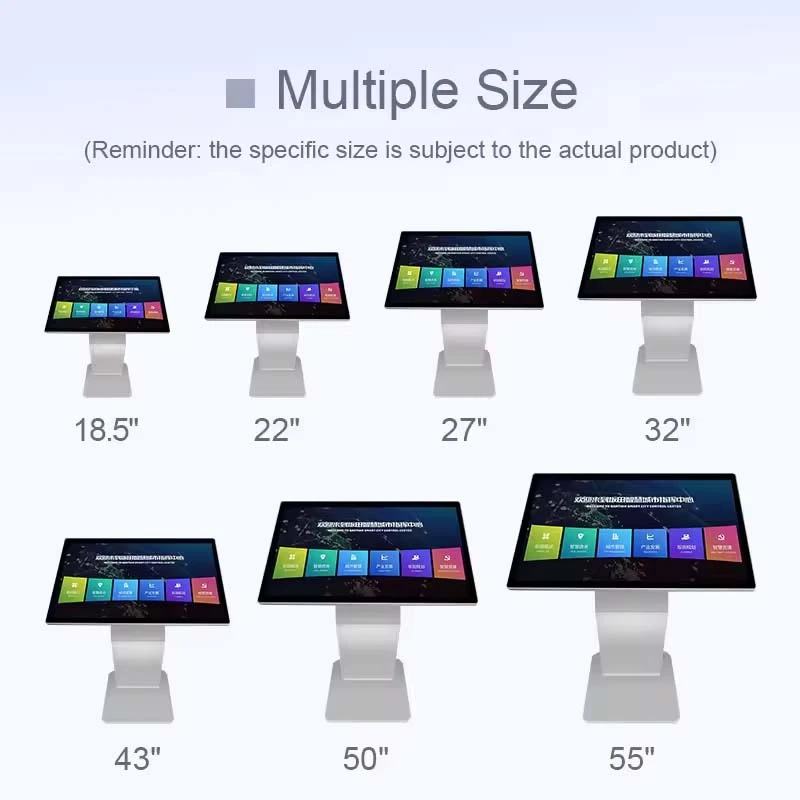Qtenboard Floor-standing information wayfinding kiosk sizes