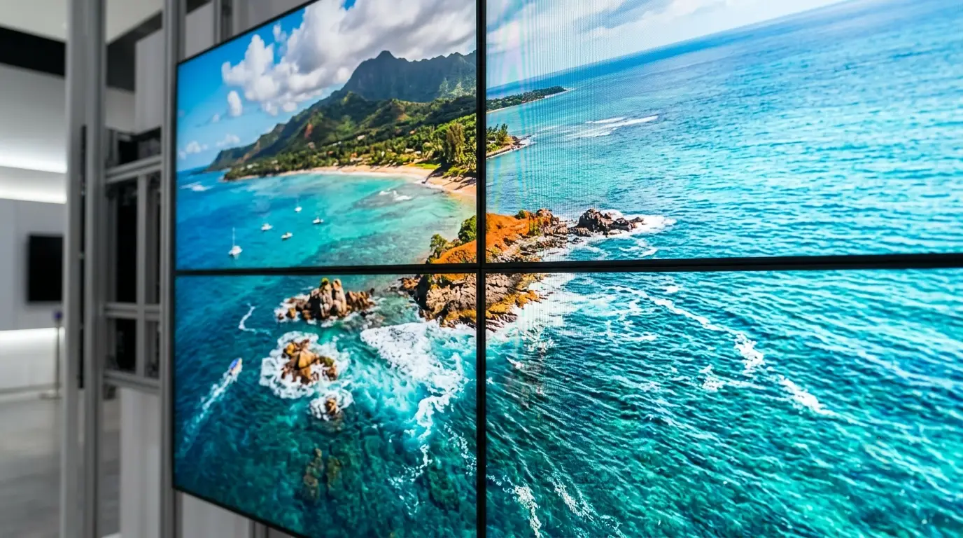 lcd video wall vs led video wall comparison