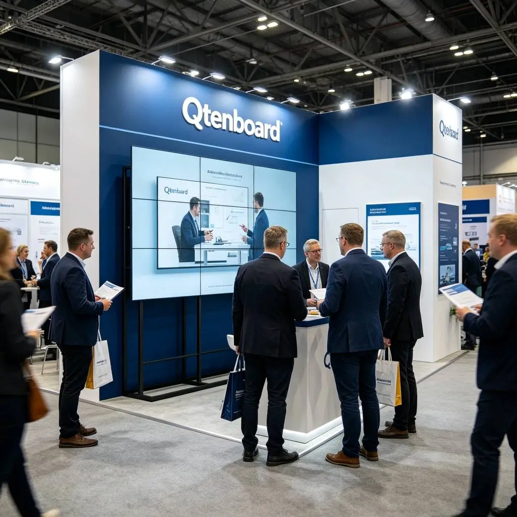 Large exhibition hall lcd video wall for brand showcase Melbourne Australia