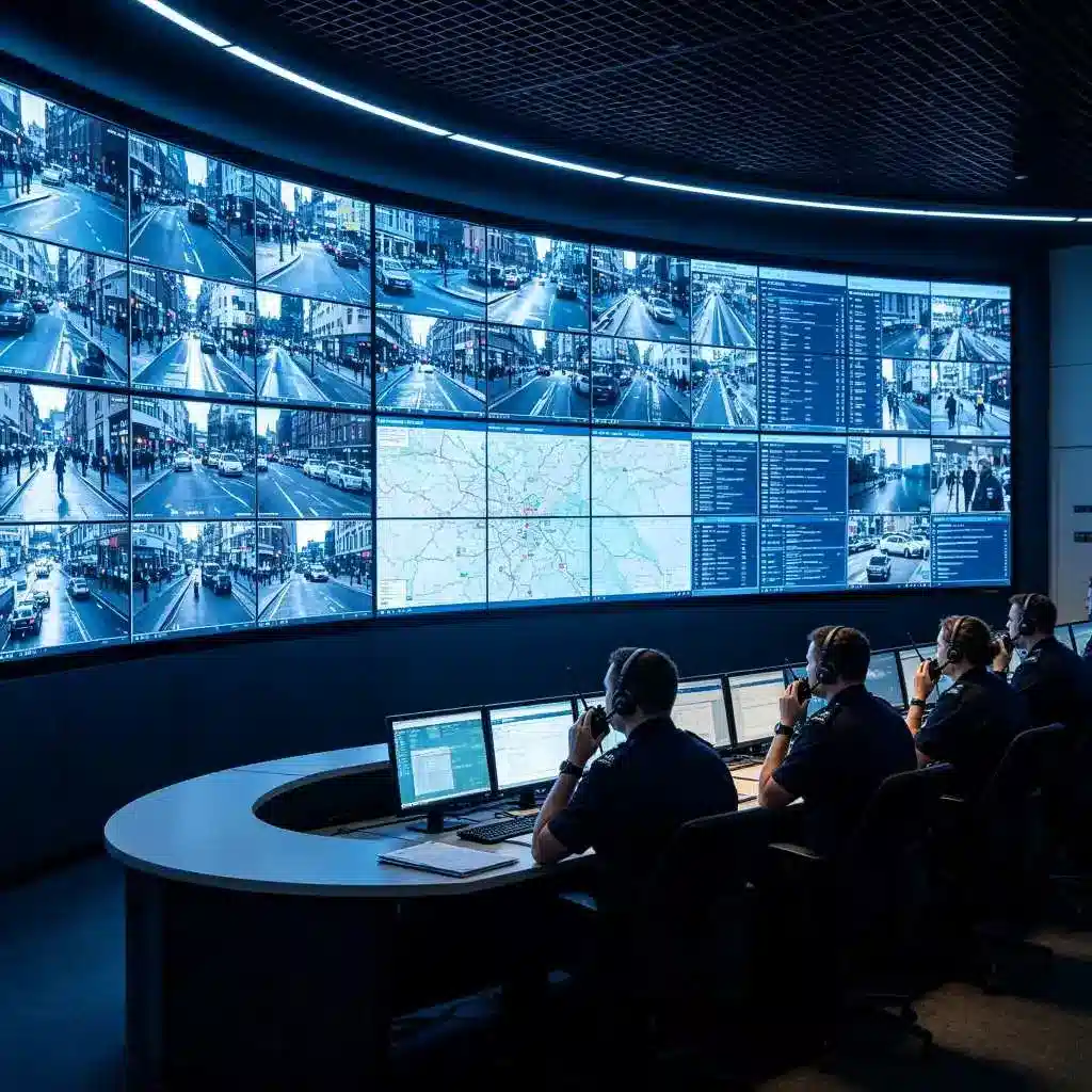 Public security command center lcd video wall project in Manchester UK
