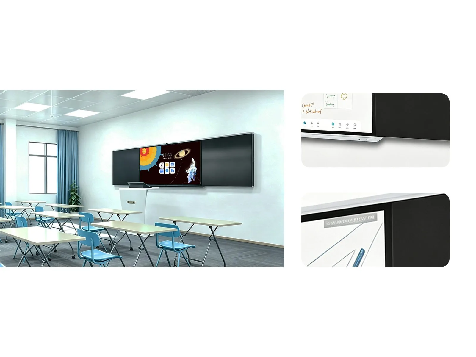 Qtenboard rounded‑corner safety anti‑collision structural design
