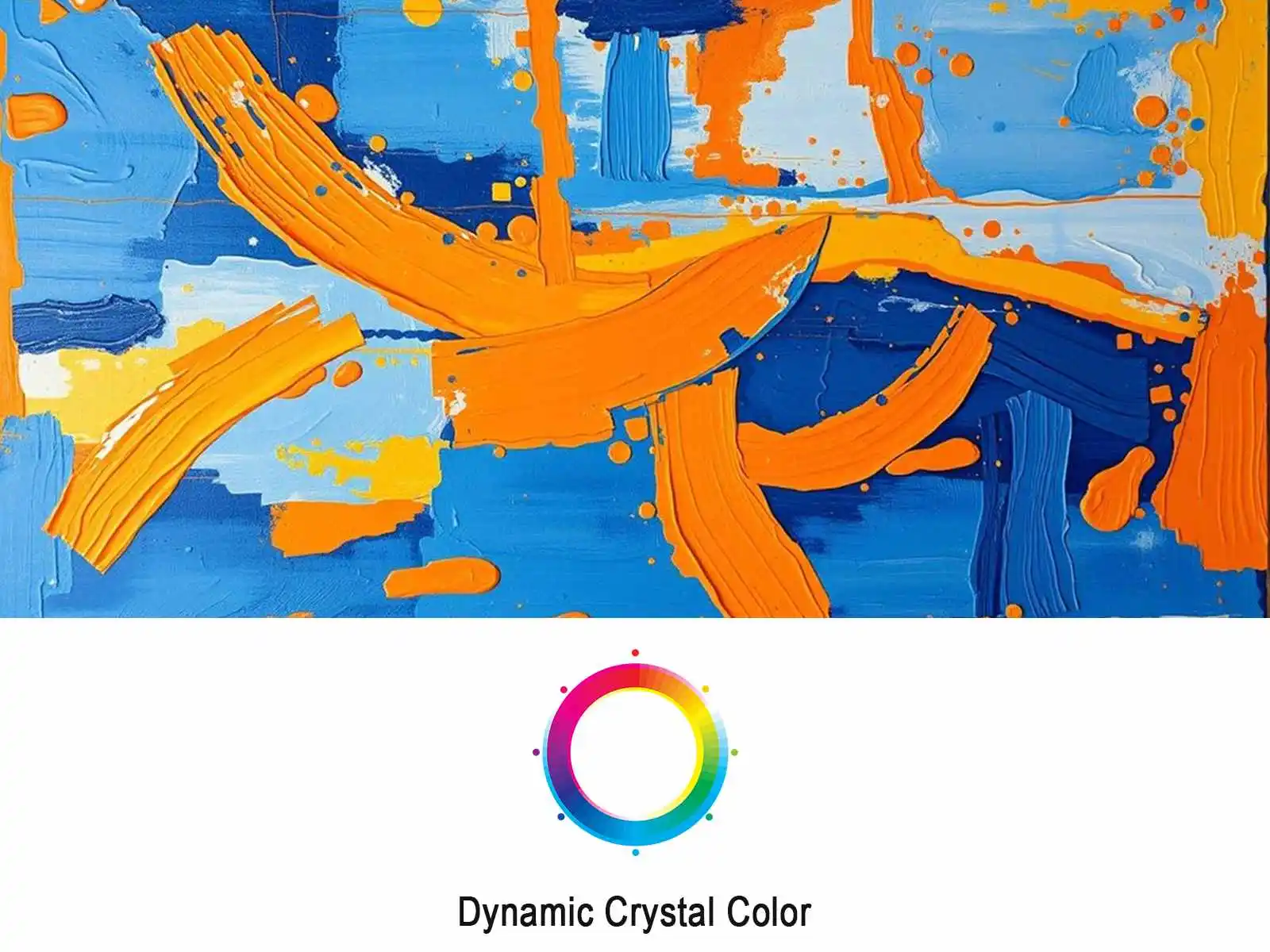 Qtenboard Dynamic Crystal Color rich color display effect