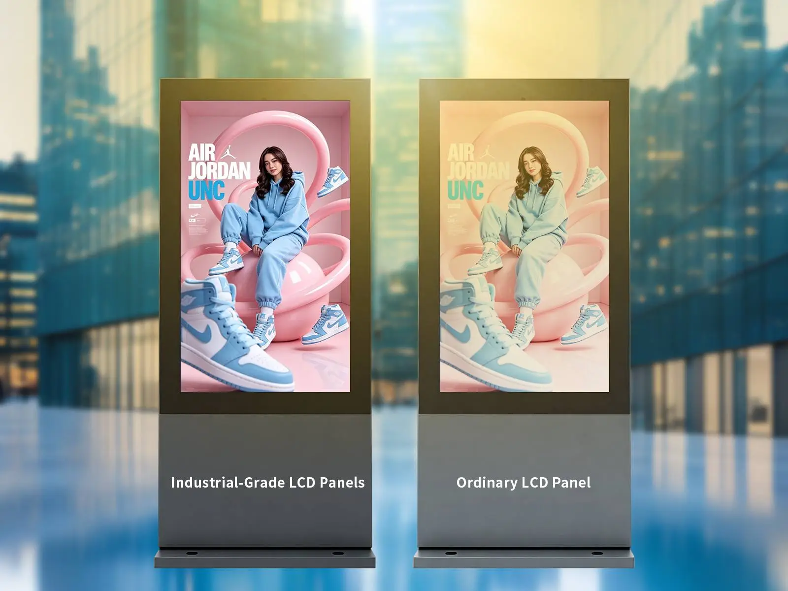 Qtenboard industrial wide temp lcd panel