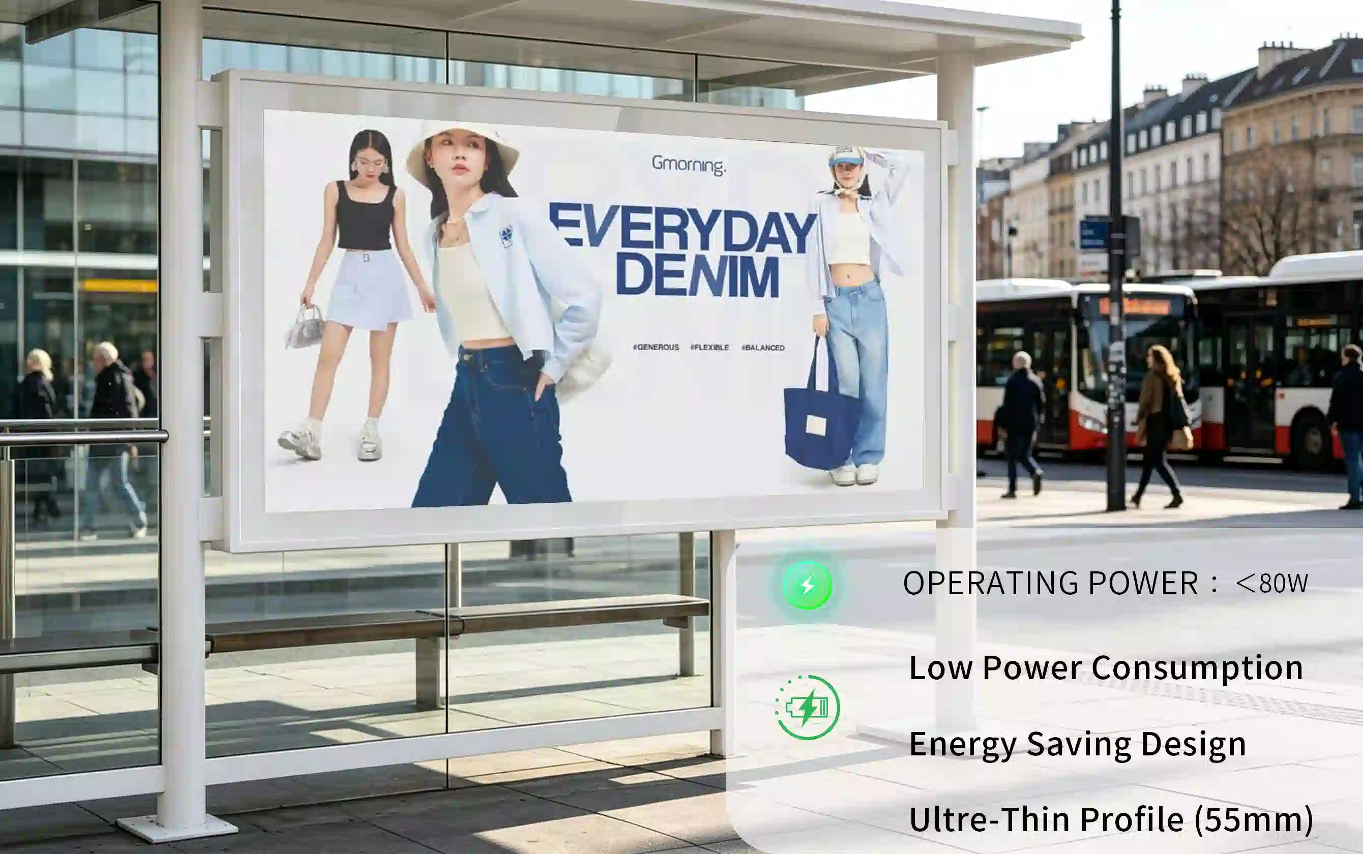 Qtenboard digital signage auto power on off scheduled playback timing setting function