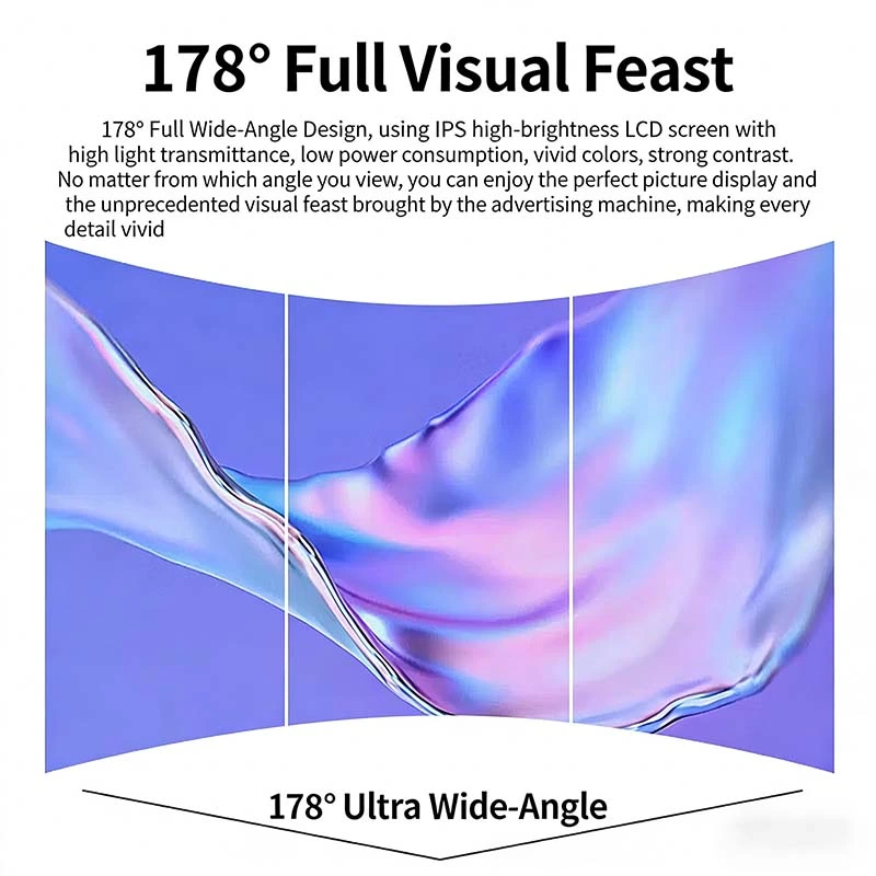 Qtenboard 178° Ultra Wide Angle Viewing