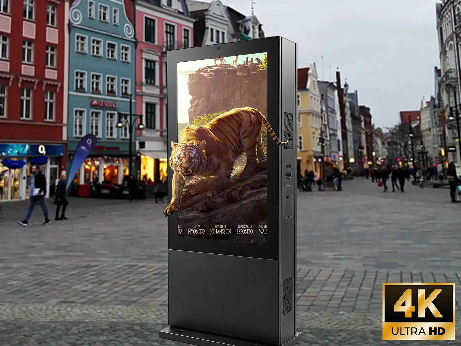 Qtenboard optional 4K UHD outdoor display