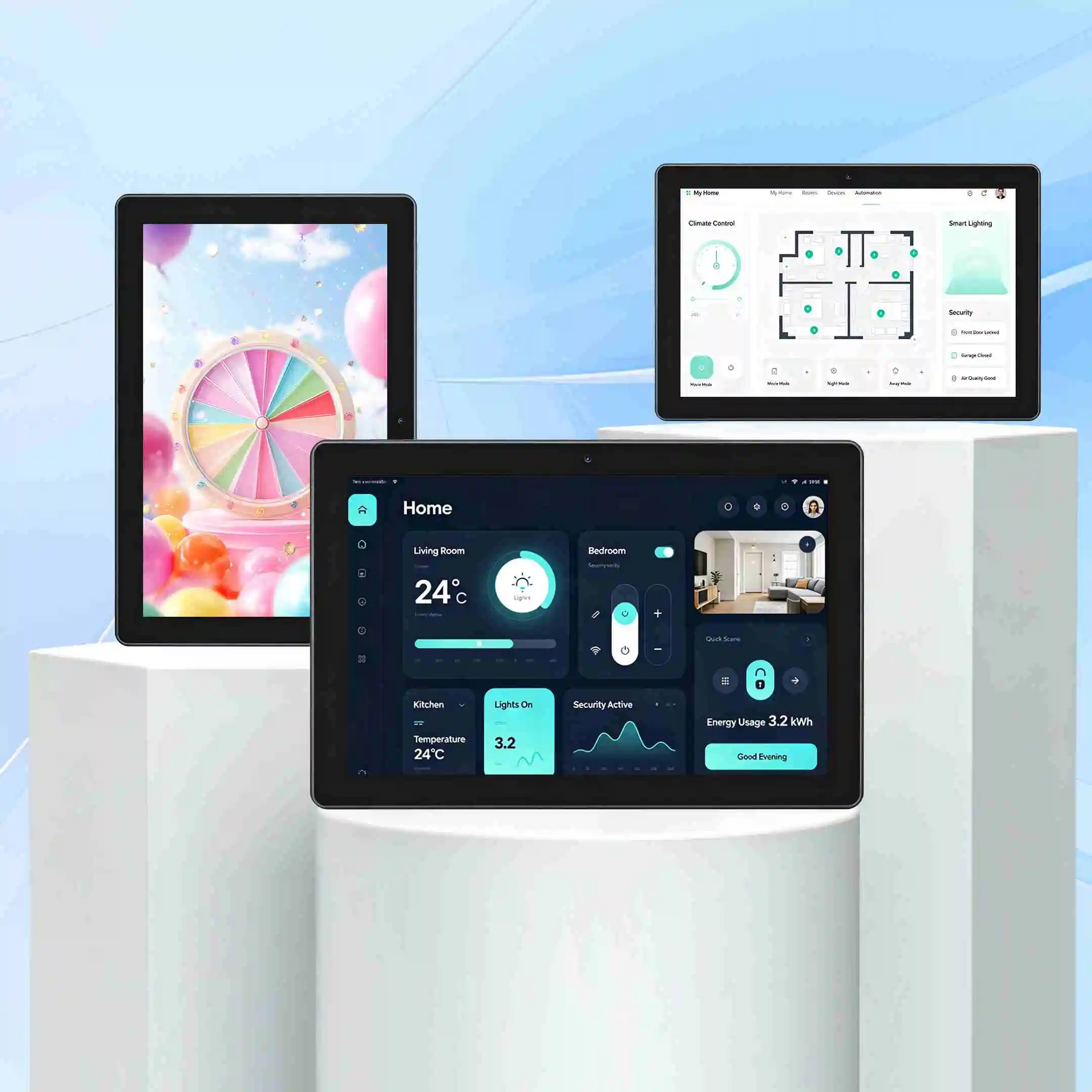 Qtenboard all‑in‑one touch screen display