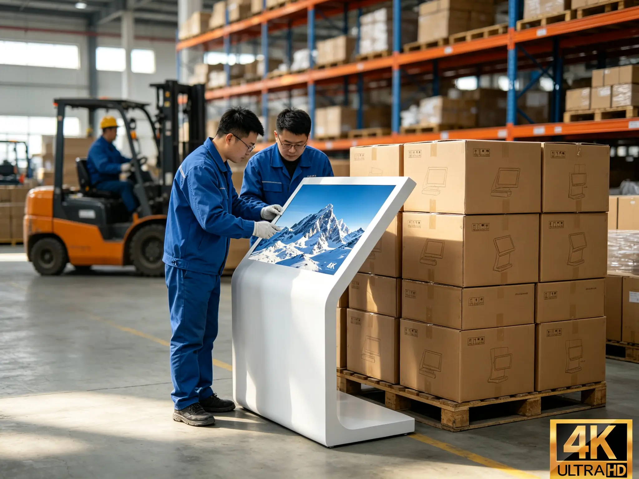 B2B bulk order packaging and professional after-sales support for commercial kiosks