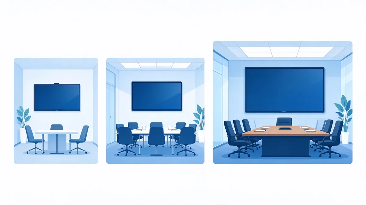 Boardroom smart display size guide