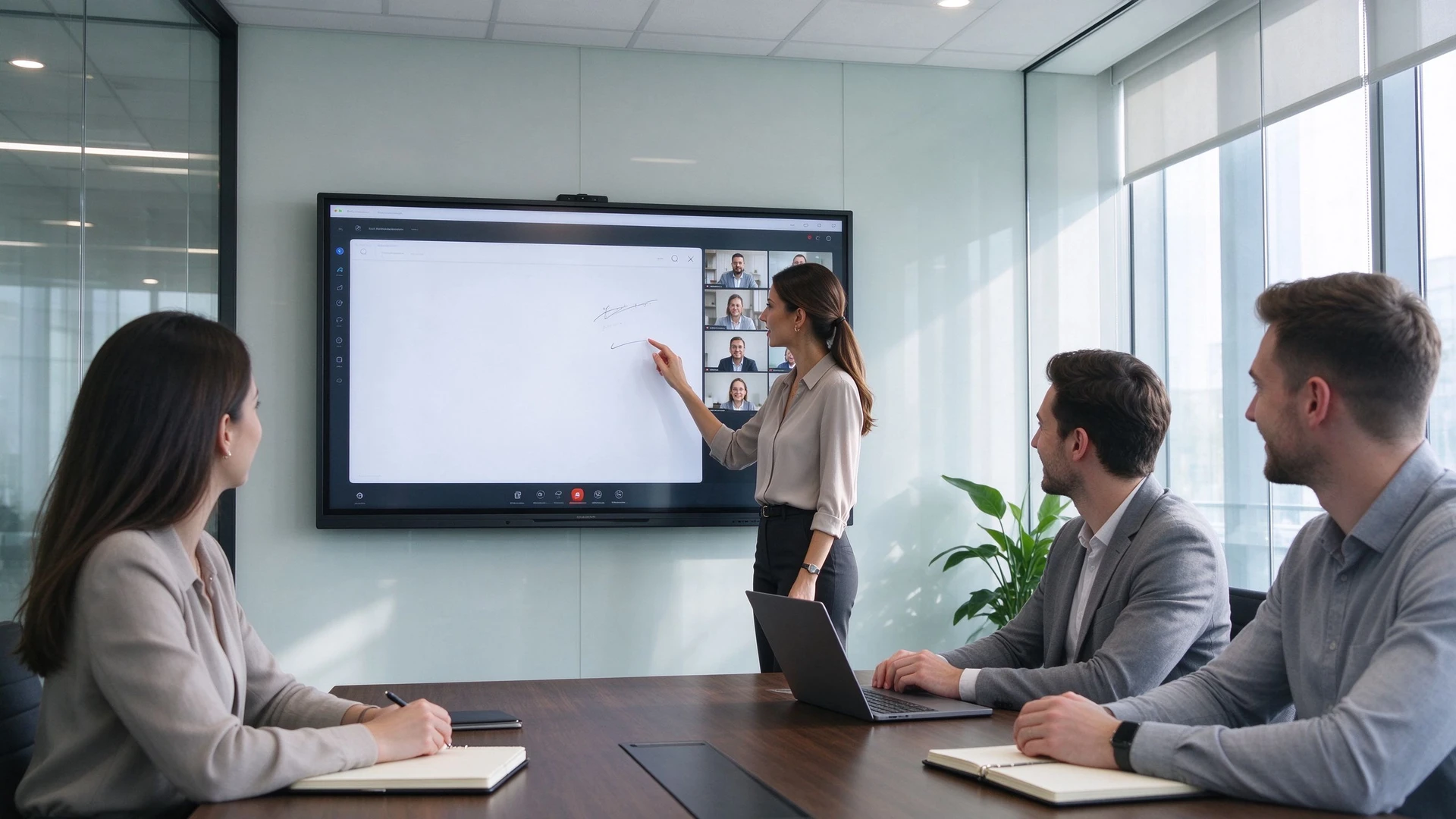 Interactive Displays for Conference Rooms: Touch Screen Buying Guide