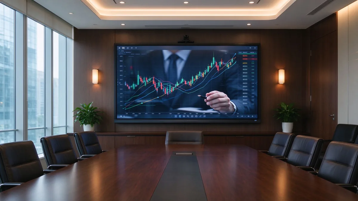 Executive boardroom interactive smart display