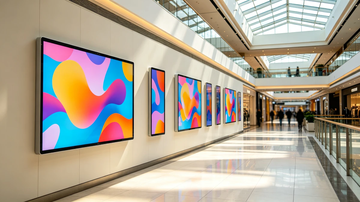 Public Space Digital Signage Display