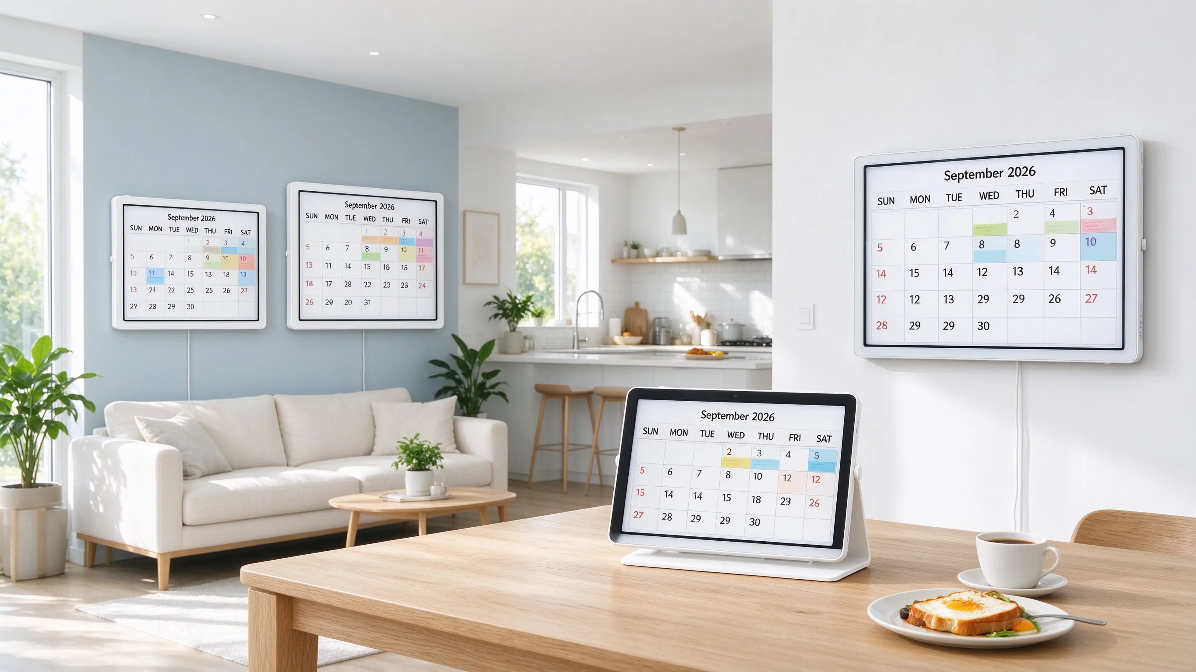 Digital Smart Calendar Display OEM Digital Signage Hardware Manufacturer Qtenboard