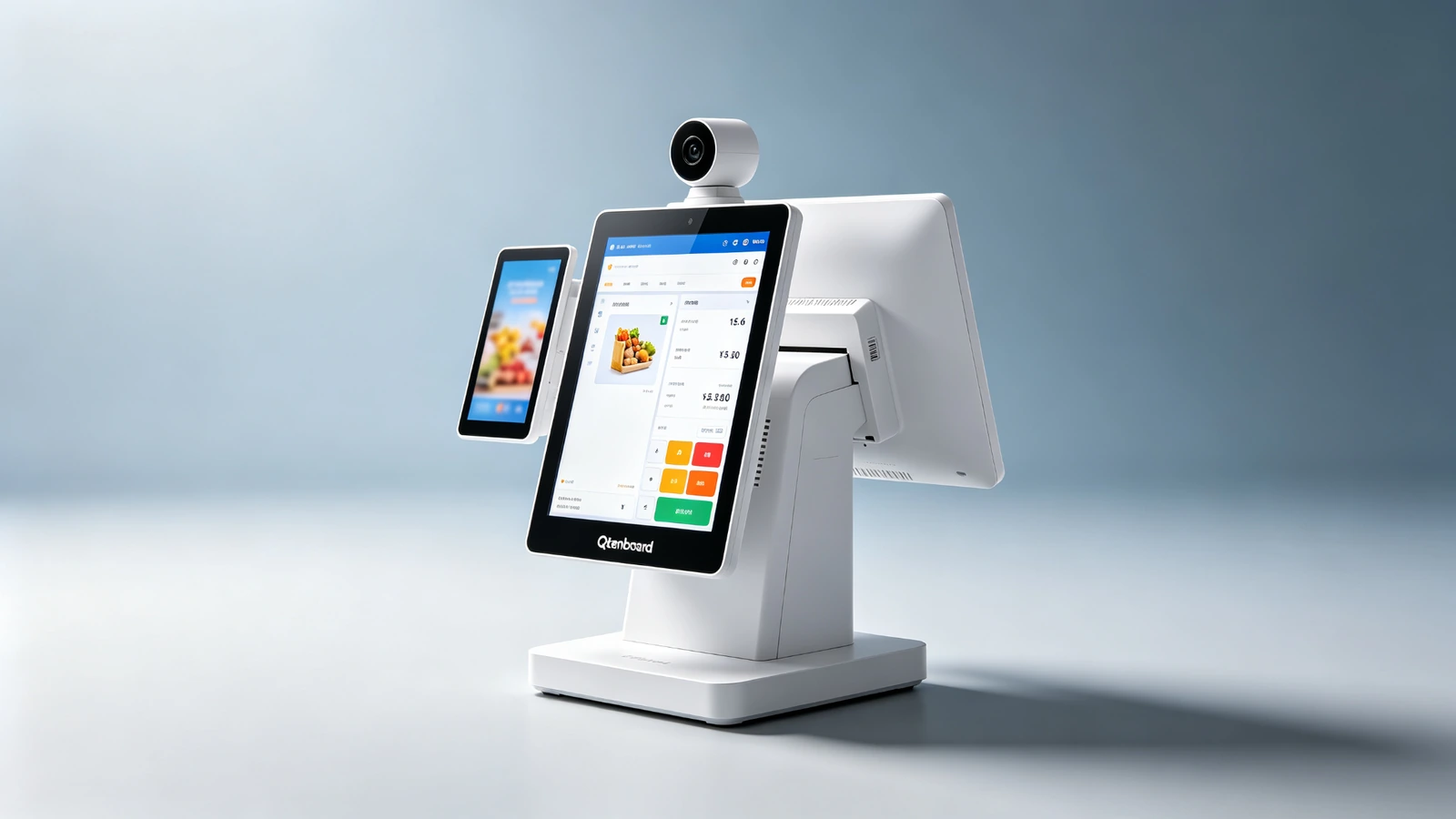 Qtenboard 15.6 inch dual screen desktop POS terminal