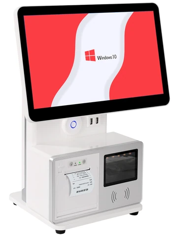 Qtenboard H1034SY H10 white single screen desktop POS