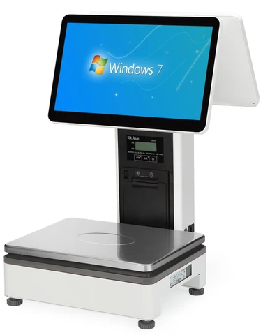 Qtenboard H2034SY H20 PC scale white dual screen
