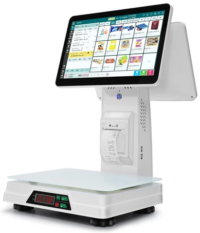 Qtenboard K634SY K6 PC scale white dual screen