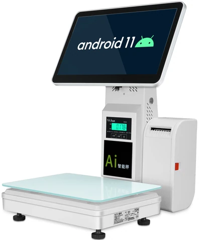 Qtenboard K6AI34SY K6AI POS scale white single screen