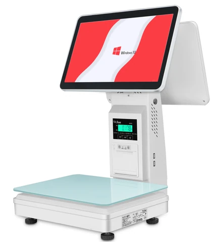 Qtenboard K6D34SY K6D PC scale white dual screen