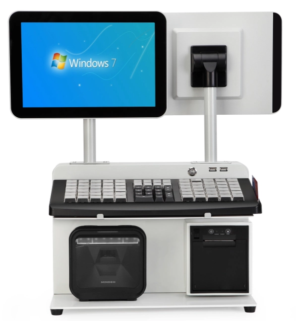 Qtenboard QM S234SY POS scale white dual screen