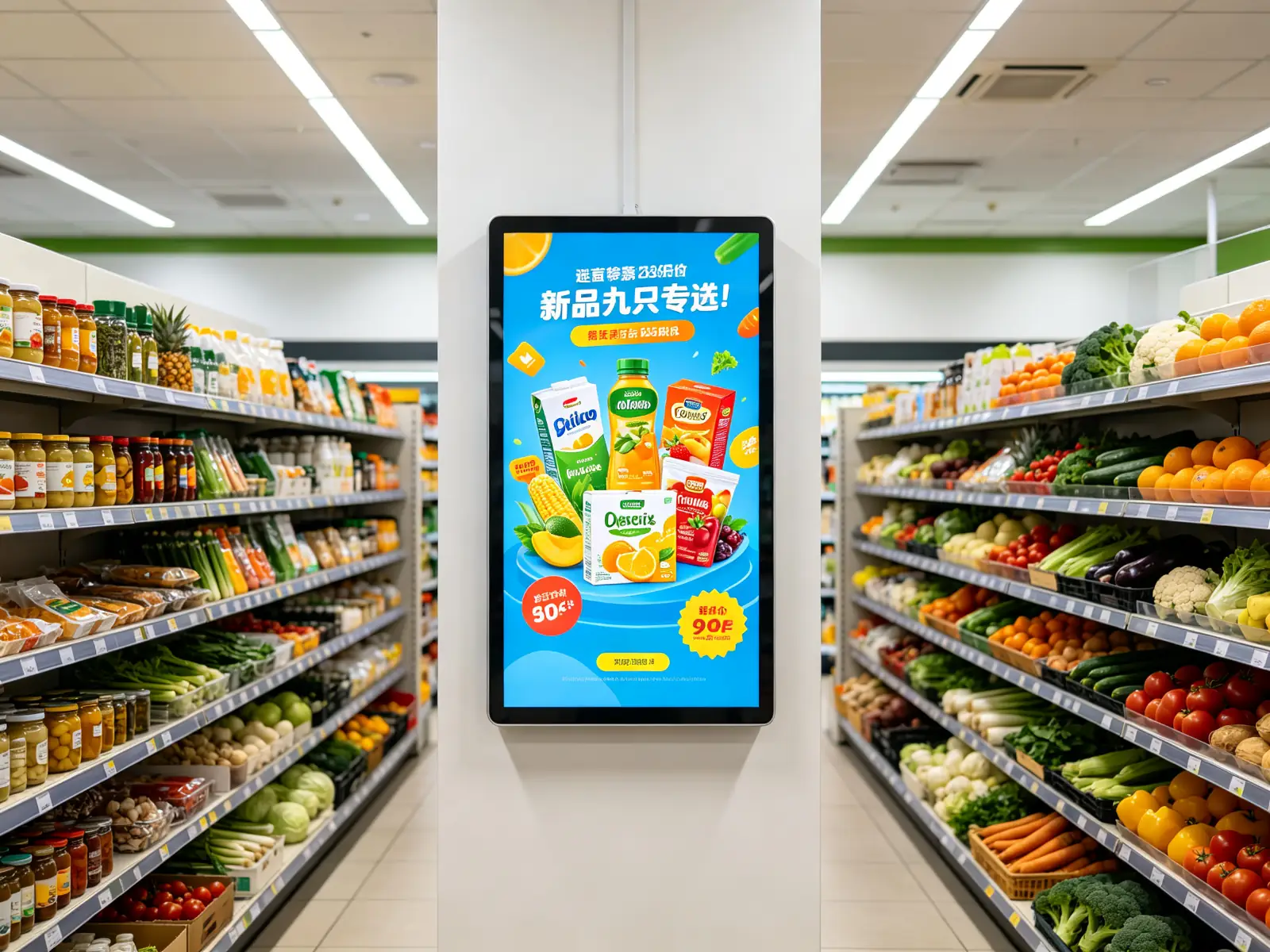 Qtenboard Retail Store Digital Signage Display