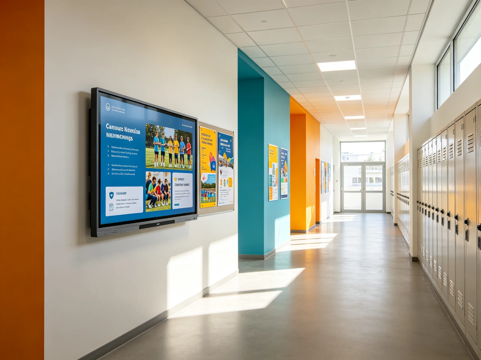 Qtenboard School Campus Digital Signage Display