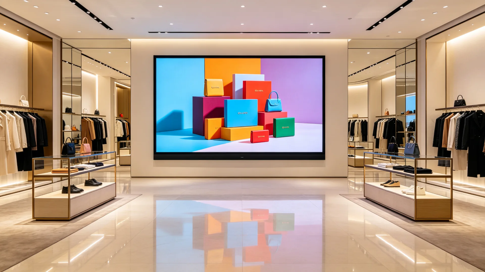 Qtenboard Wall Mounted Indoor Digital Signage Retail Store