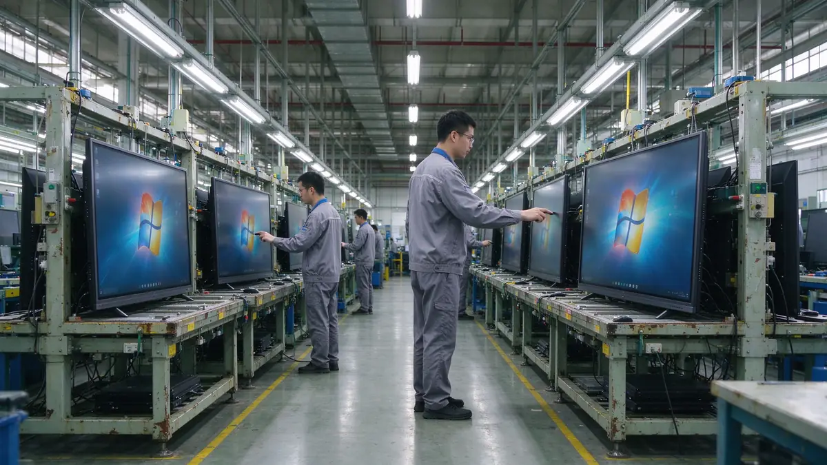 Smart board factory quality control and aging test