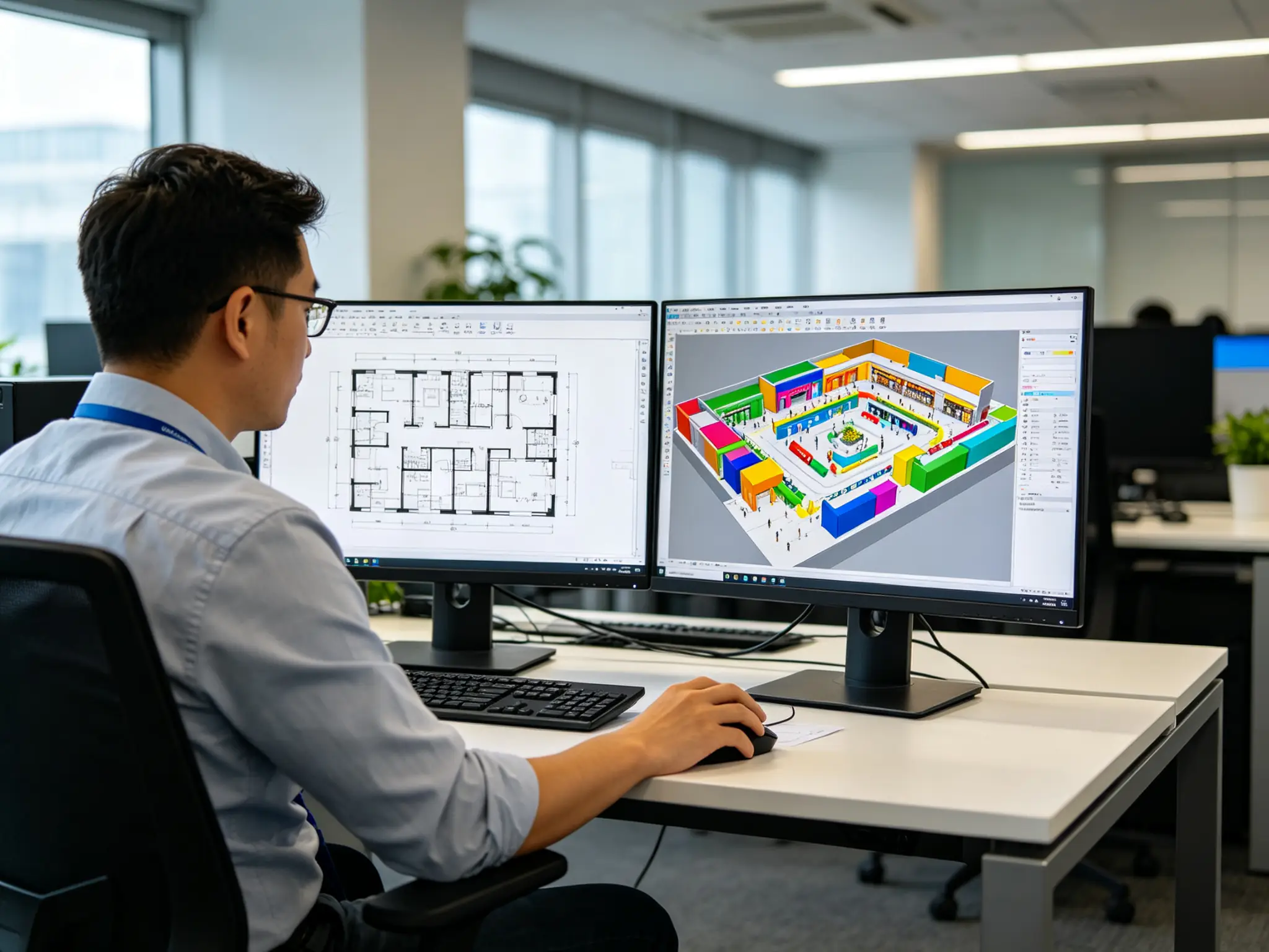 Software Engineer Converting CAD to 3D Mall Map