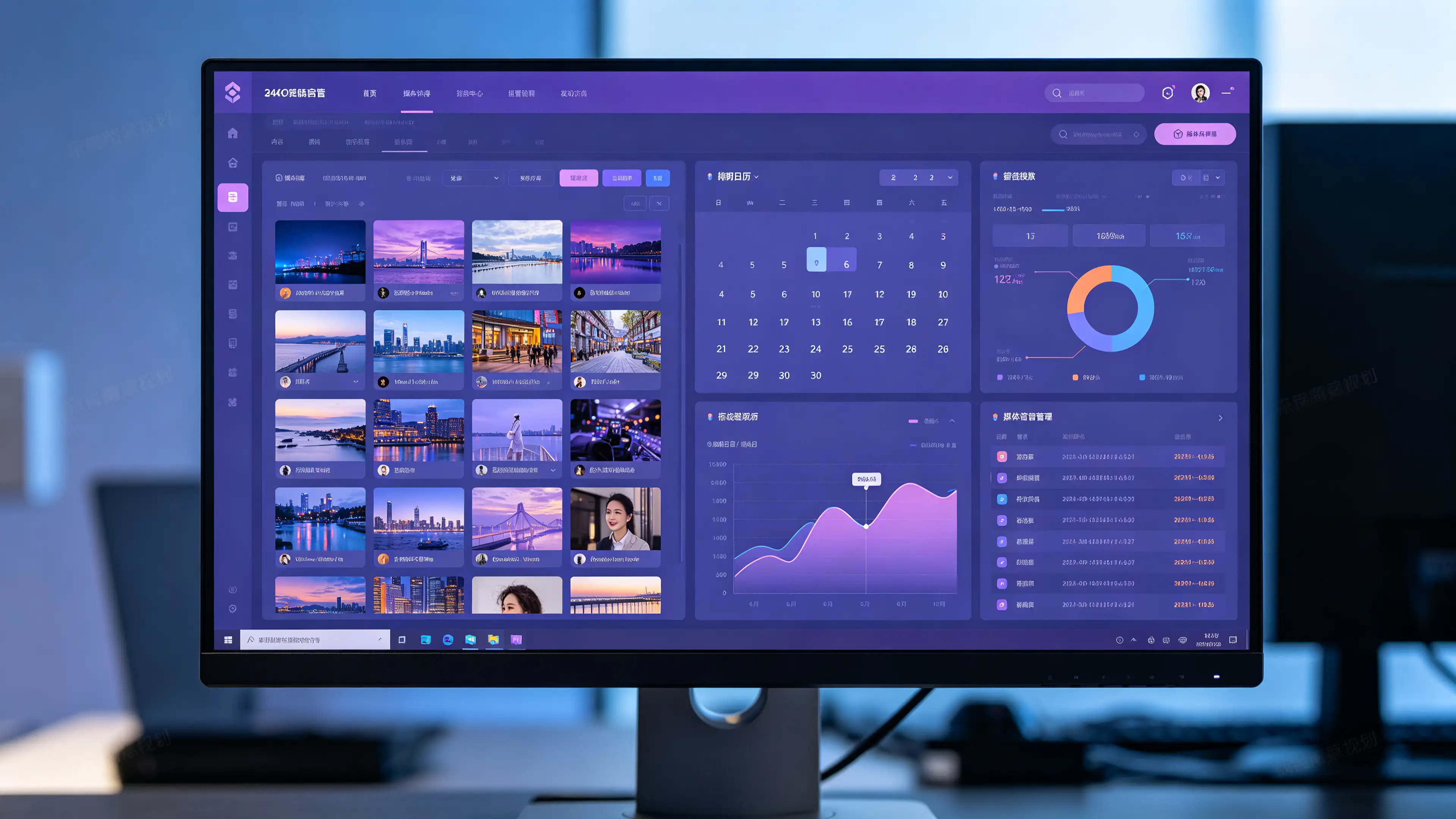 CMS and DMS dashboard interface