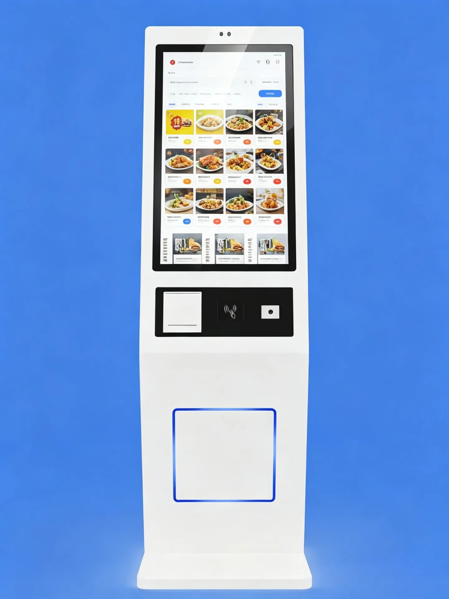 Commercial PCAP Touchscreen with Vertical Ordering Layout