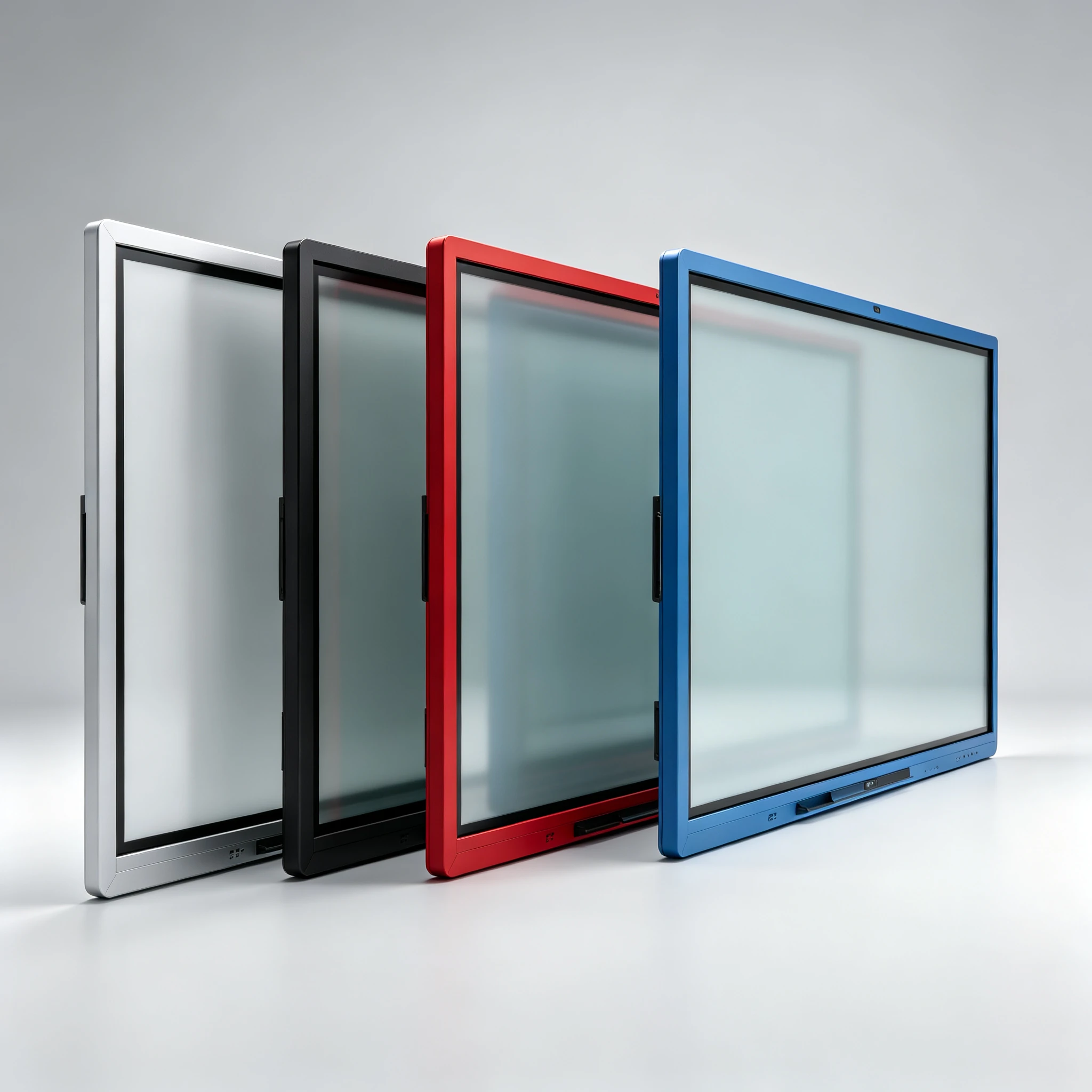 Customizable interactive whiteboard frame colors