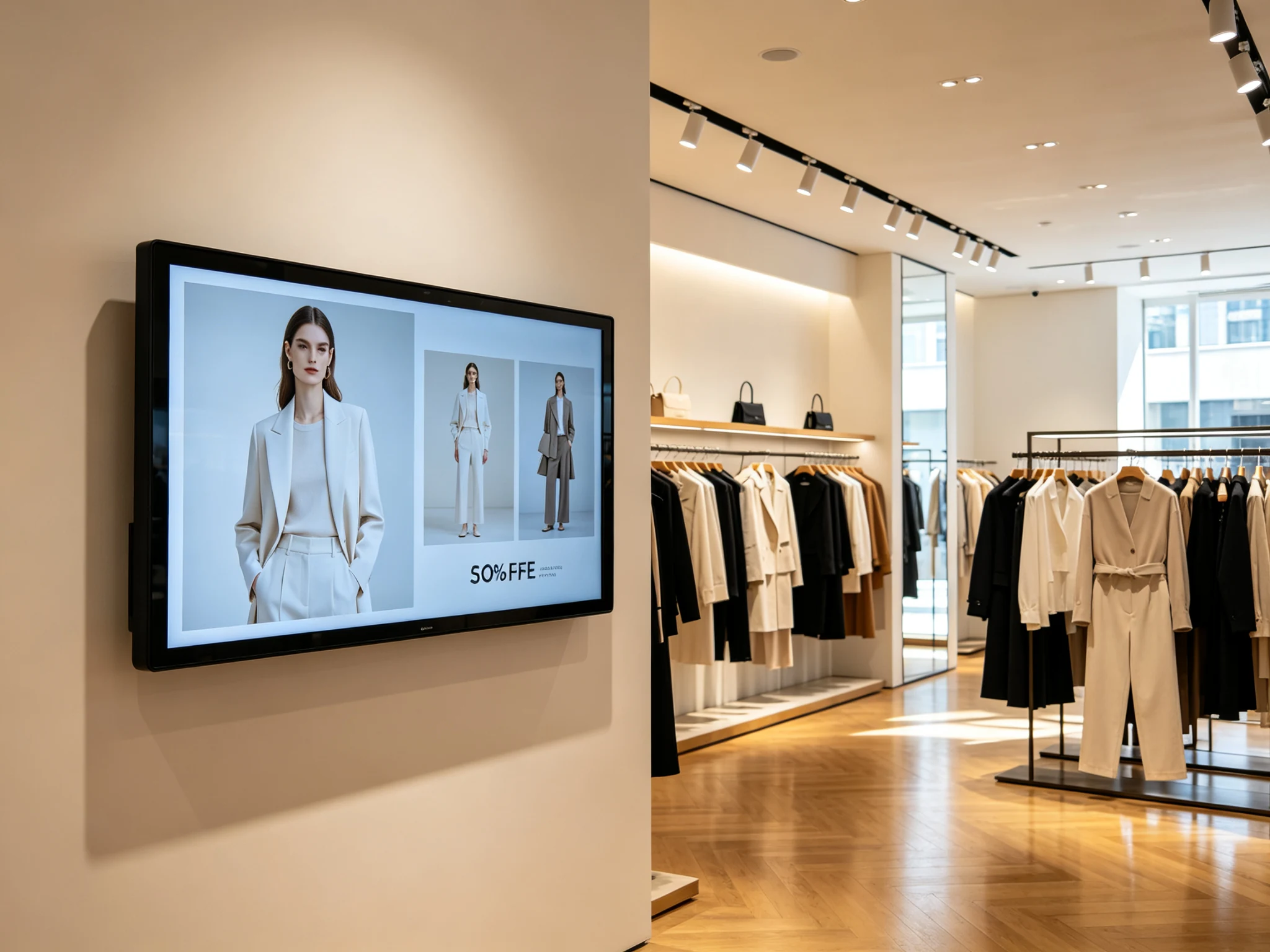 Digital Menu Board for Retail Stores and Fashion Chains