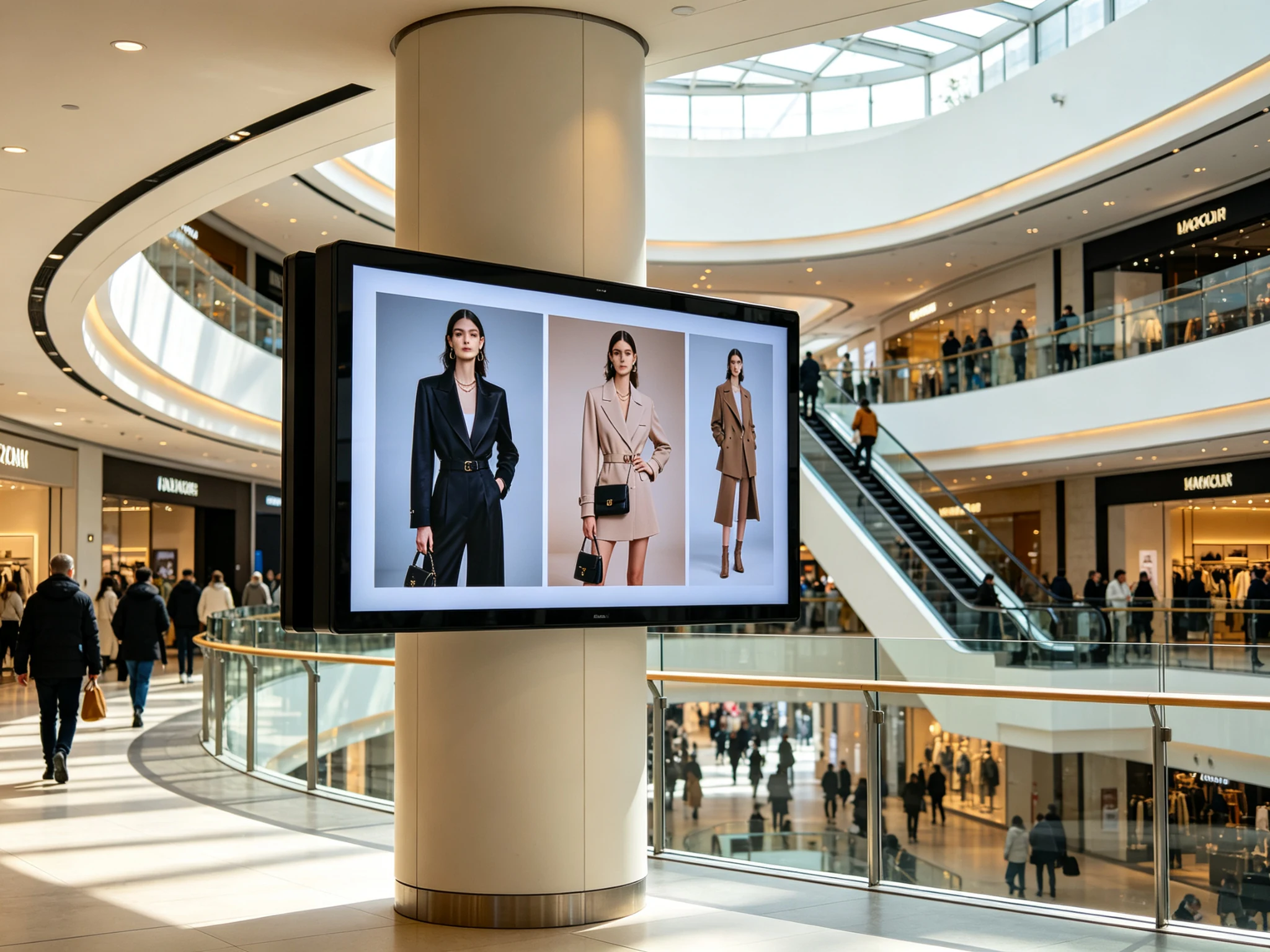 Digital Menu Board for Shopping Mall Commercial Areas