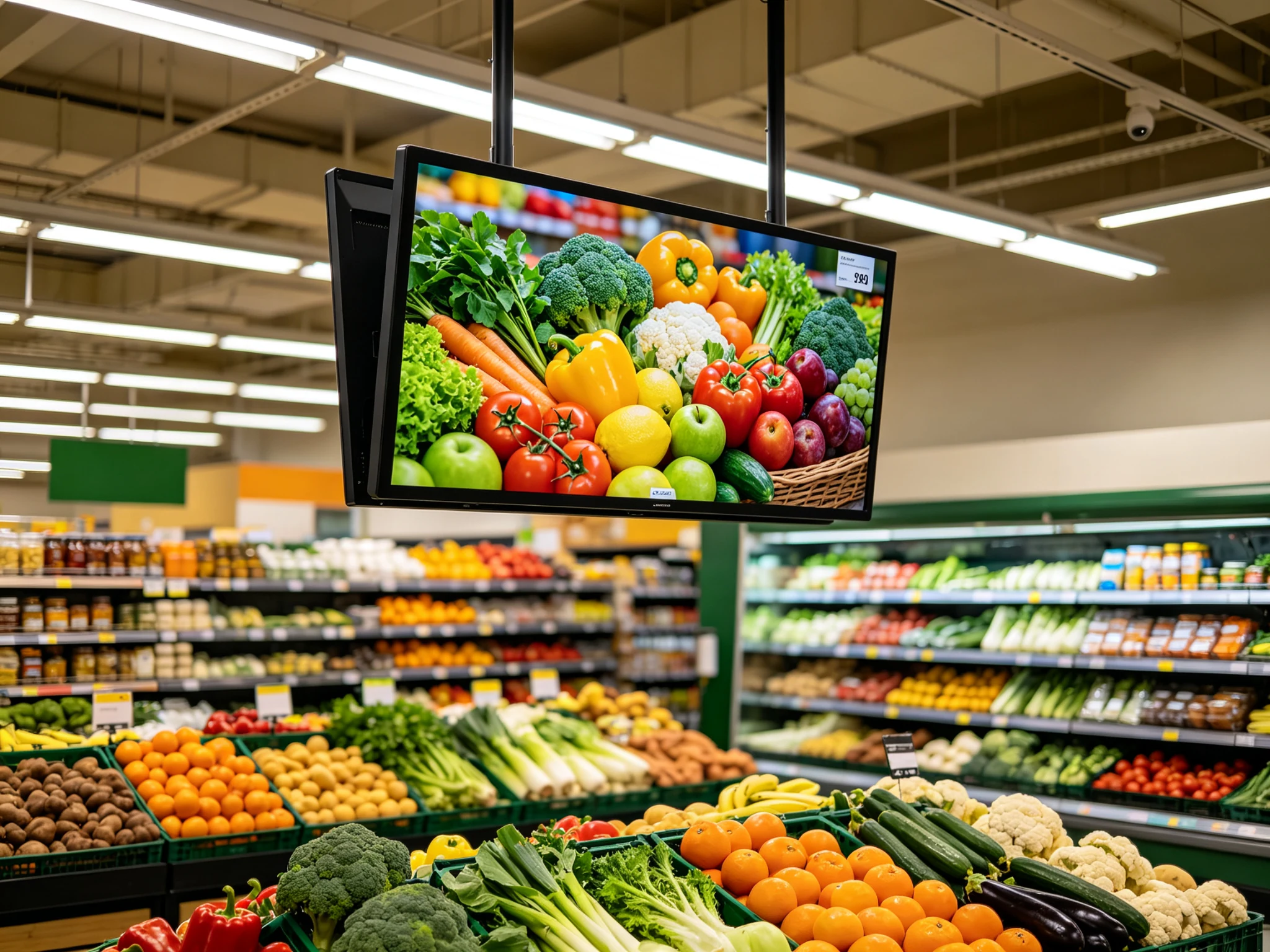 Digital Menu Board for Supermarket and Hypermarket Chains