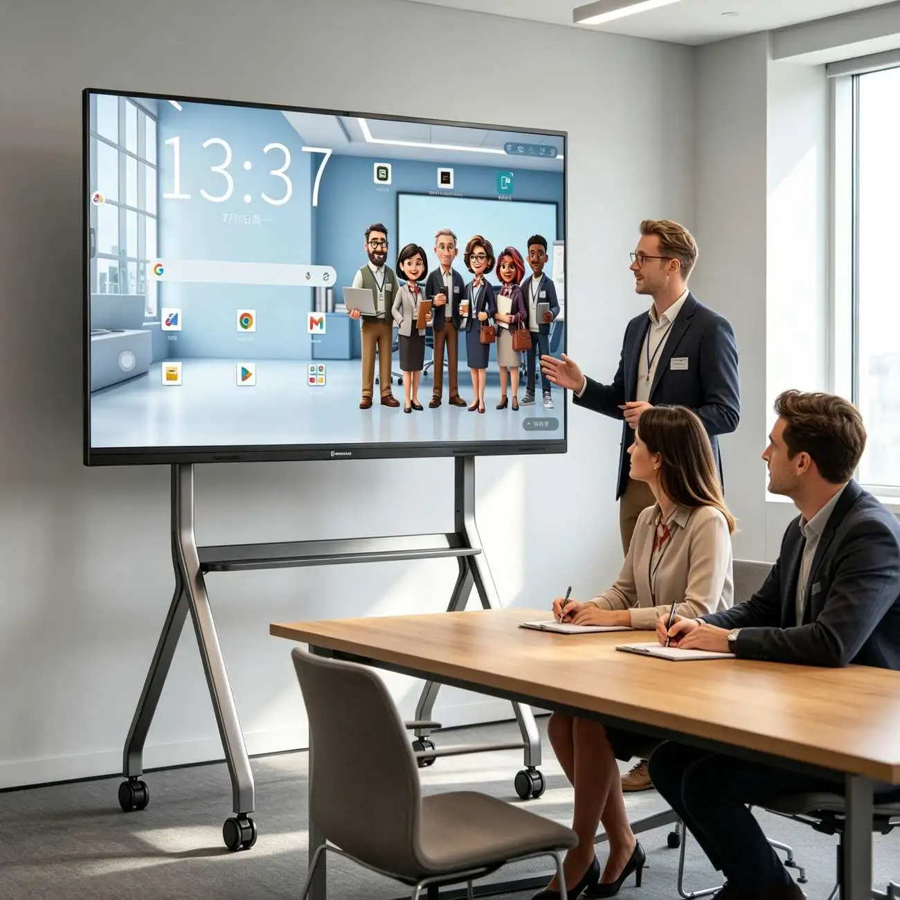 Qtenboard Office Meeting Room Usage Scene