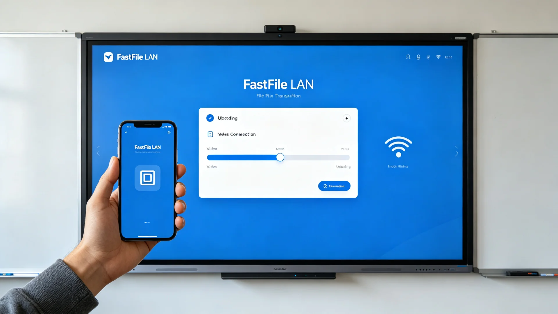 interactive flat panel fastfile lan file transfer