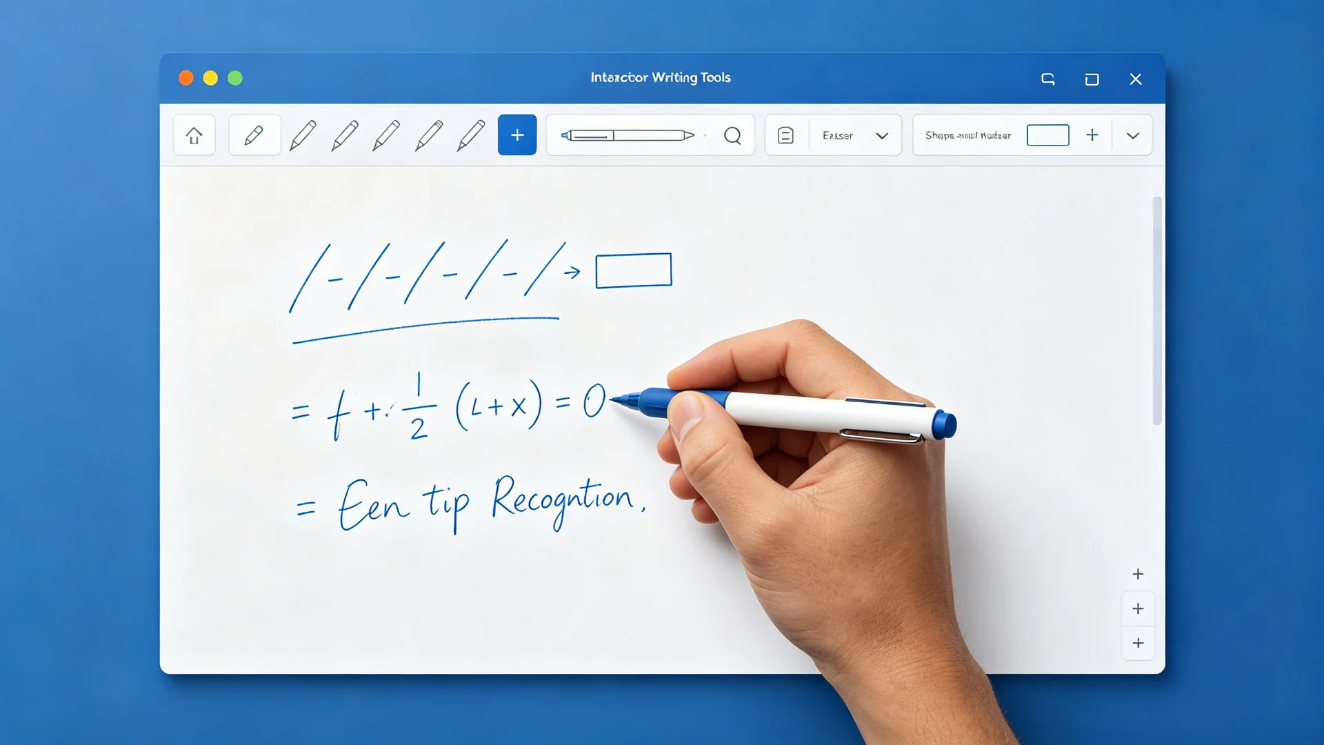 interactive flat panel whiteboard writing tools
