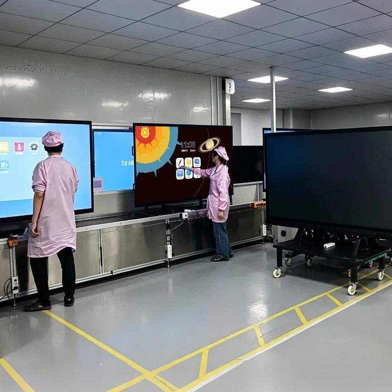 Interactive Flat Panel Aging Test Workshop