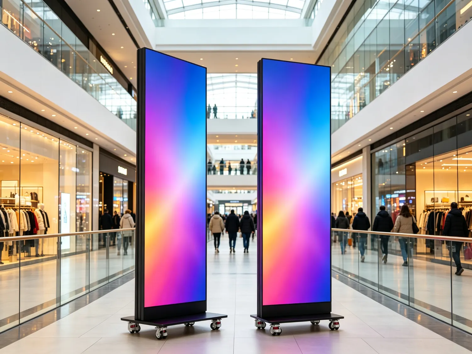 LED poster advertising screen shopping mall